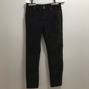 Buffalo David Bitton Supreme Skinny MidRise Stretch Corduroy Jeans Gray 6/28